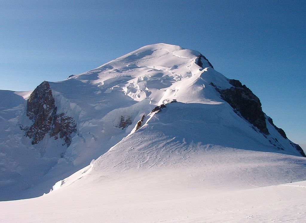 span stof skuffe Monte Bianco m 4810 - Versante Francese